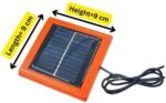DIYtronics Mini Red Solar Panel Cell 70x70 Square Solar Panel